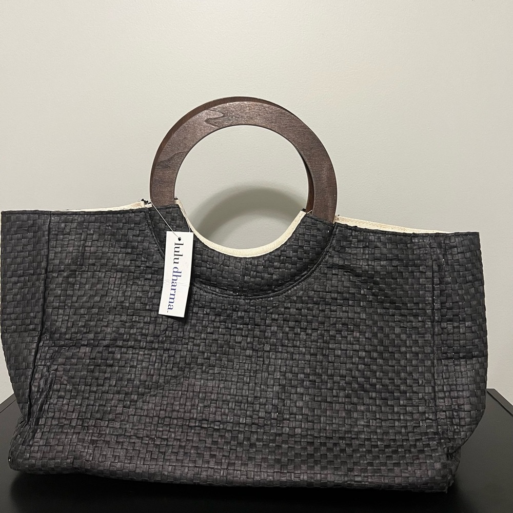 Lulu Dharma Woven Tote Bag